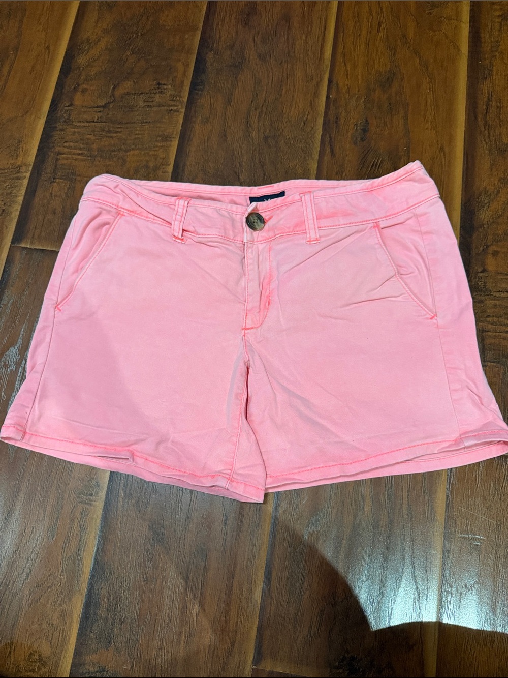 American Eagle Outfitters Pink Cotton Bermuda Shorts